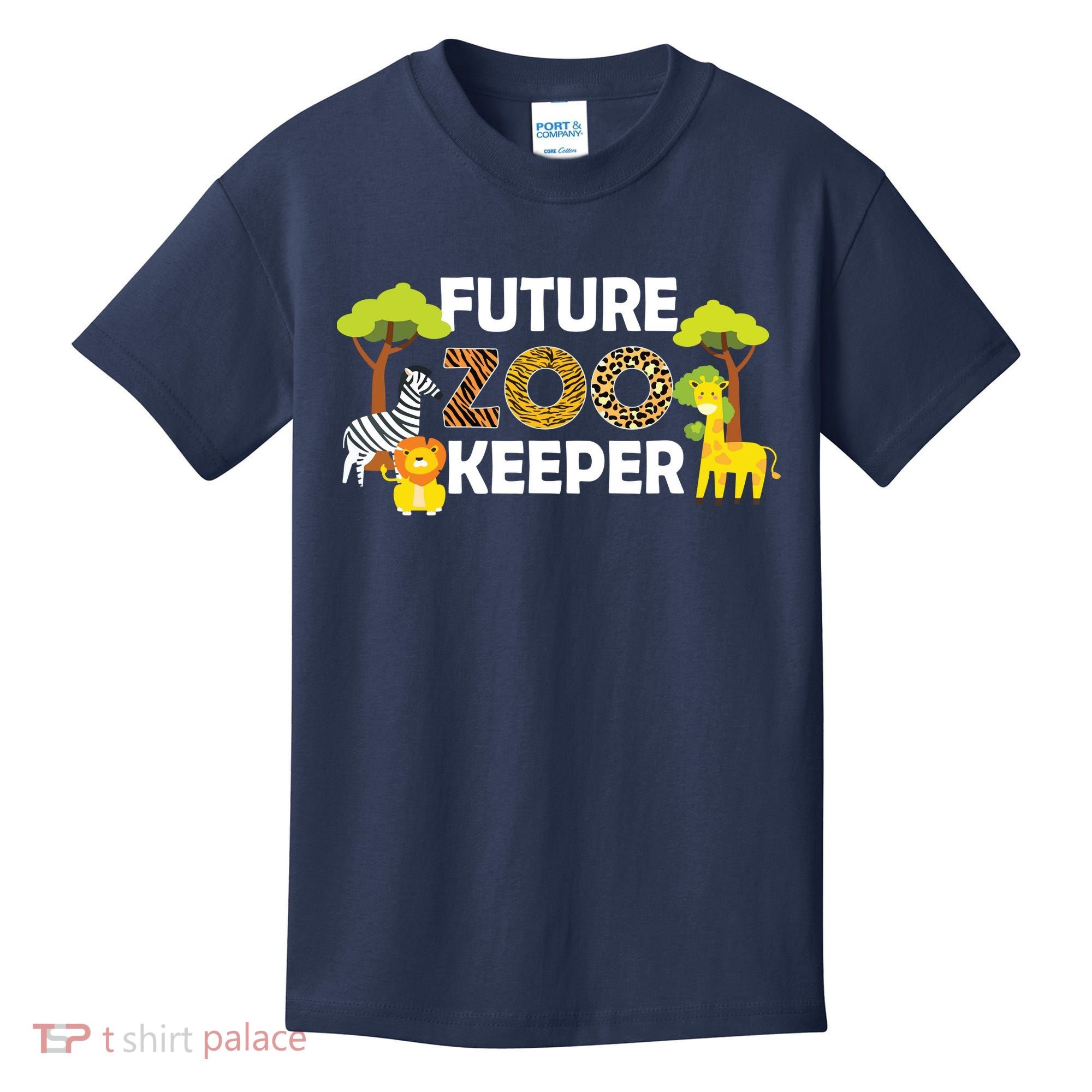 Future Zoo Keeper Safari Trip Zoo Keeper Adventure Wildlife Kids T-Shirt