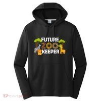 Future Zoo Keeper Safari Trip Zoo Keeper Adventure Wildlife Performance Fleece Hoodie thumb 0