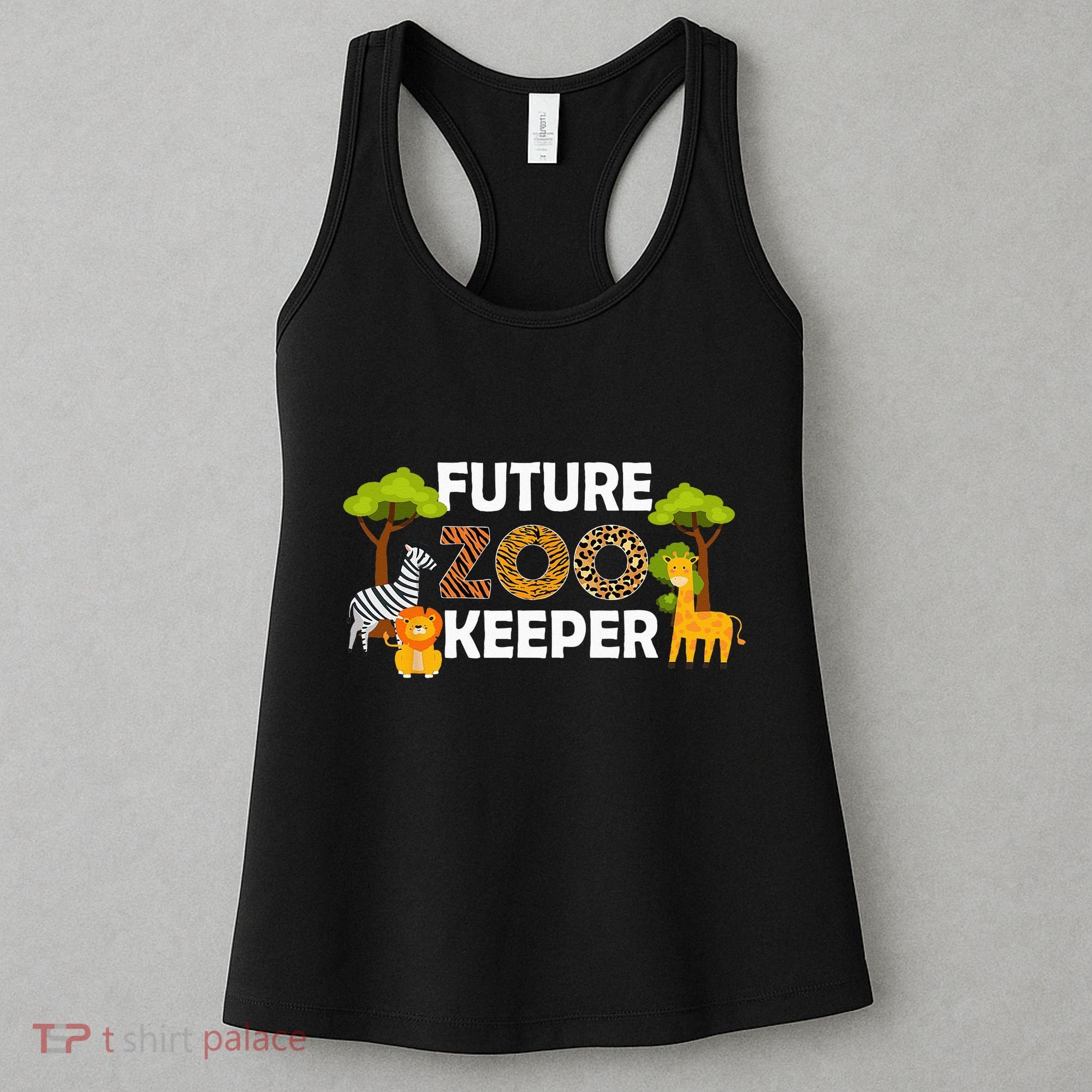 Future Zoo Keeper Safari Trip Zoo Keeper Adventure Wildlife Women's Tank Top