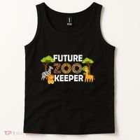 Future Zoo Keeper Safari Trip Zoo Keeper Adventure Wildlife Tank Top thumb 2