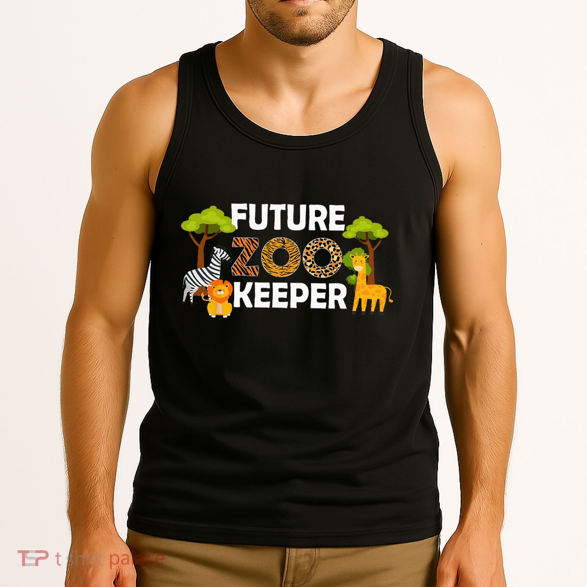 Future Zoo Keeper Safari Trip Zoo Keeper Adventure Wildlife Tank Top