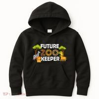 Future Zoo Keeper Safari Trip Zoo Keeper Adventure Wildlife Kids Hoodie thumb 0