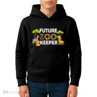 Future Zoo Keeper Safari Trip Zoo Keeper Adventure Wildlife Kids Hoodie thumb 4