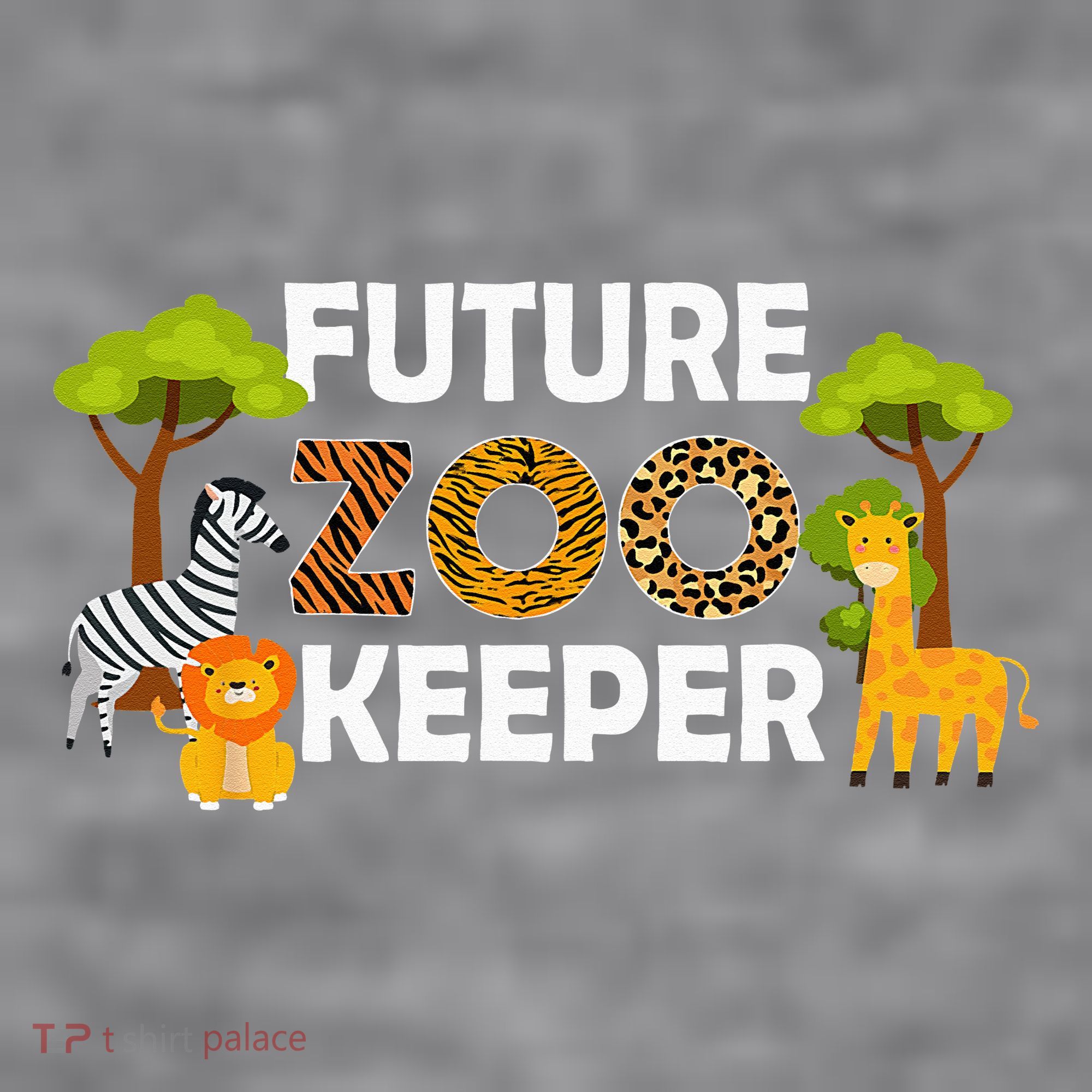 Future Zoo Keeper Safari Trip Zoo Keeper Adventure Wildlife Women's Racerback Cropped Tank
