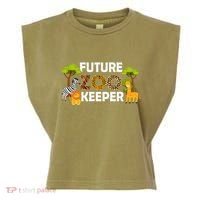 Future Zoo Keeper Safari Trip Zoo Keeper Adventure Wildlife Garment-Dyed Women's Muscle Tee thumb 0