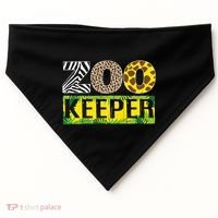 Funny Zoo Keeper Apparel Gifts USA-Made Doggie Bandana thumb 0