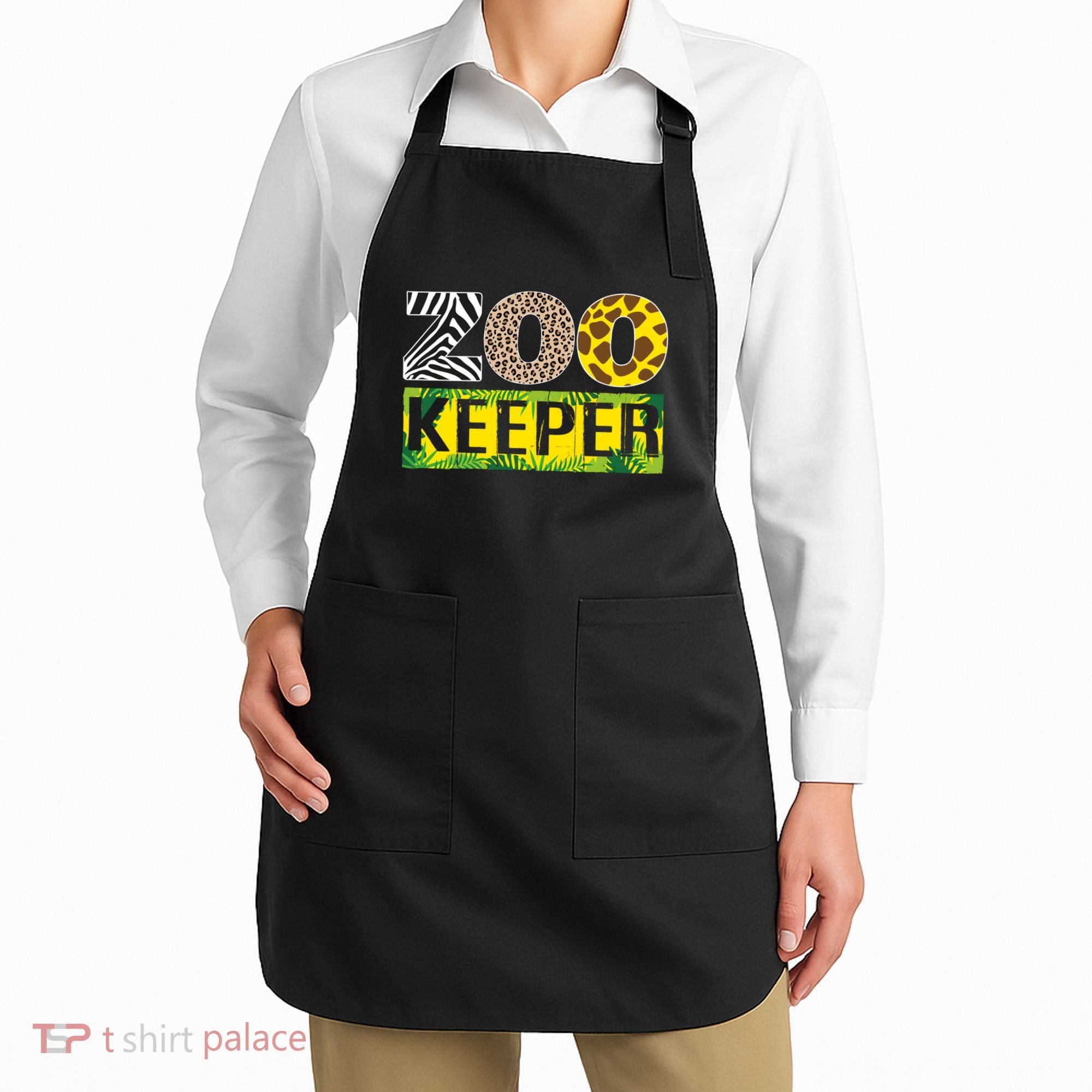 Funny Zoo Keeper Apparel Gifts Apron