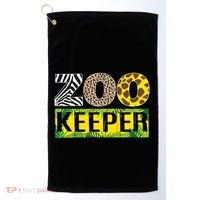 Funny Zoo Keeper Apparel Gifts Golf Towel thumb 0