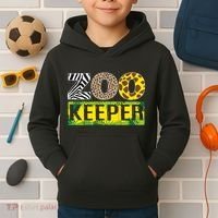 Funny Zoo Keeper Apparel Gifts Kids Hoodie thumb 2