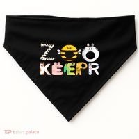 Funny Zoo Keeper Gift USA-Made Doggie Bandana thumb 0
