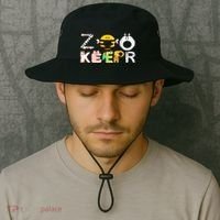 Funny Zoo Keeper Gift Bucket Hat thumb 2