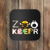 Funny Zoo Keeper Gift Coaster thumb 0