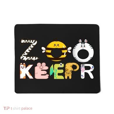 Funny Zoo Keeper Gift Mousepad