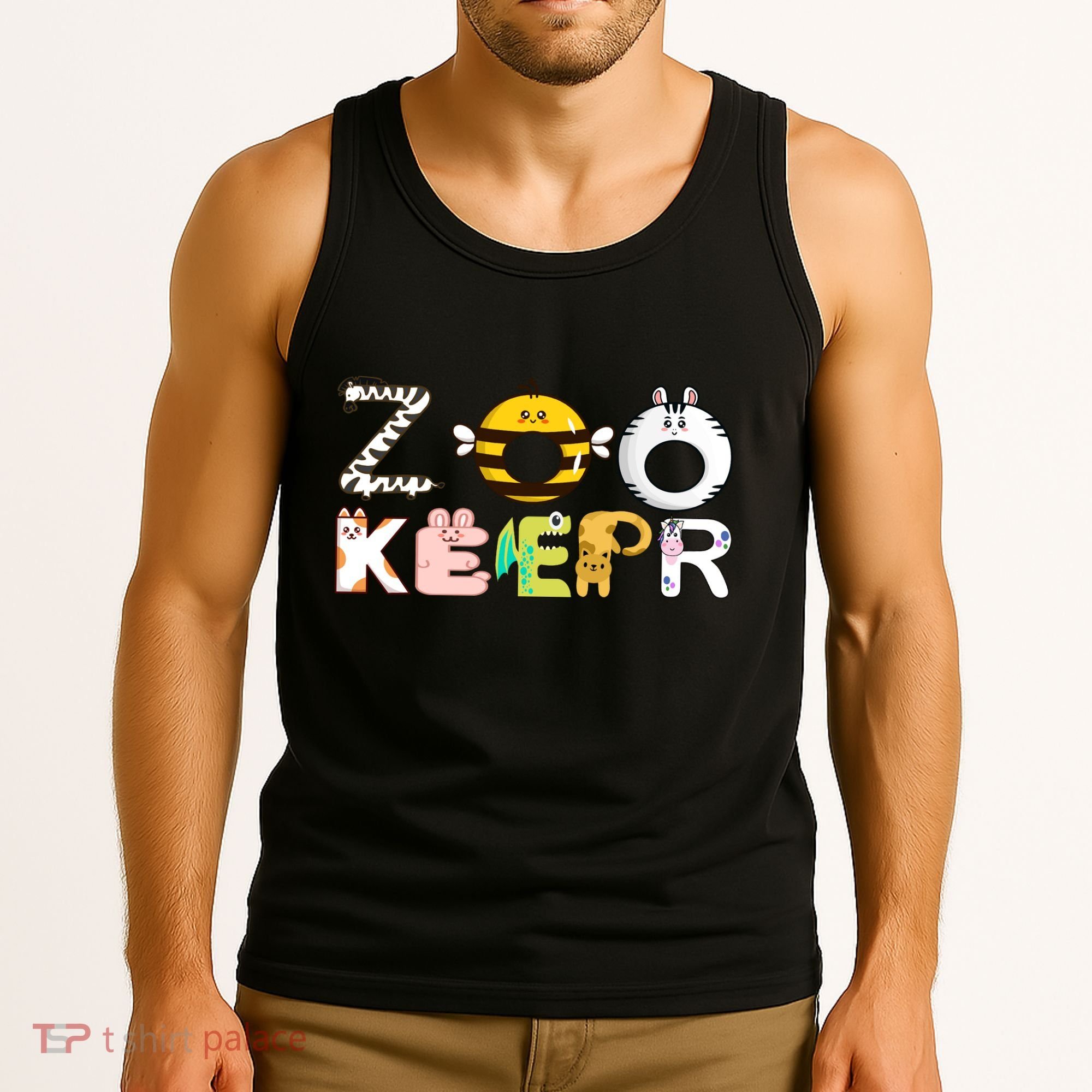 Funny Zoo Keeper Gift Tank Top
