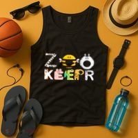 Funny Zoo Keeper Gift Tank Top thumb 4