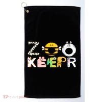 Funny Zoo Keeper Gift Golf Towel thumb 0