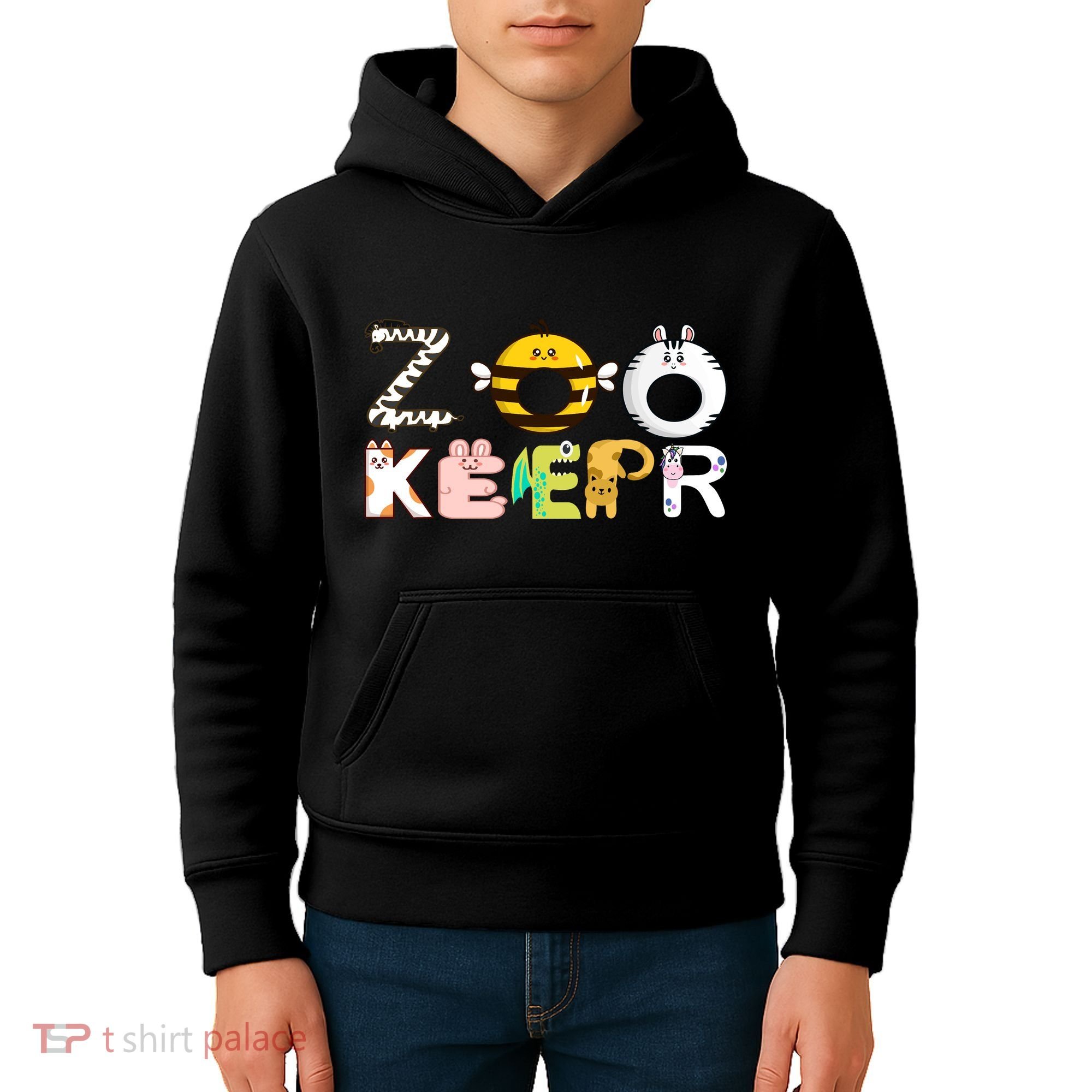 Funny Zoo Keeper Gift Kids Hoodie
