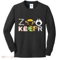 Funny Zoo Keeper Gift Kids Long Sleeve Shirt thumb 0