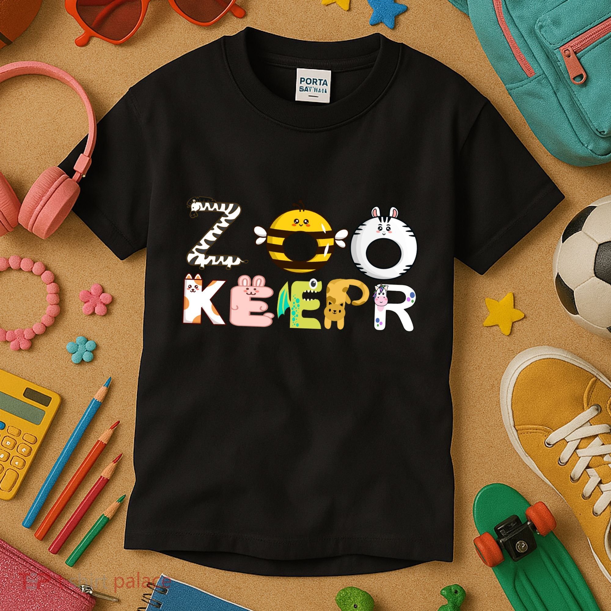 Funny Zoo Keeper Gift Kids T-Shirt