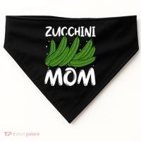 Funny Zucchini Mom Vegetable Mothers' Day Gardener Lover Gift USA-Made Doggie Bandana thumb 0