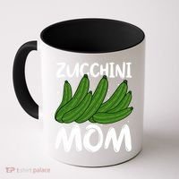 Funny Zucchini Mom Vegetable Mothers' Day Gardener Lover Gift Coffee Mug thumb 0