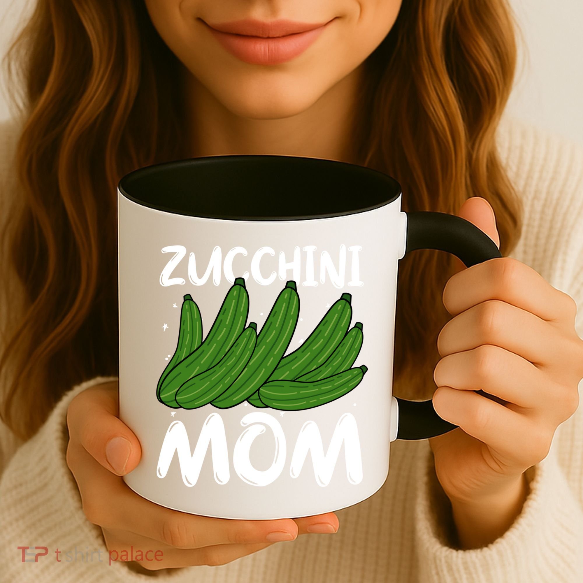 Funny Zucchini Mom Vegetable Mothers' Day Gardener Lover Gift Coffee Mug