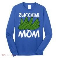 Funny Zucchini Mom Vegetable Mothers' Day Gardener Lover Gift Long Sleeve Shirt thumb 0