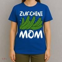 Funny Zucchini Mom Vegetable Mothers' Day Gardener Lover Gift T-Shirt thumb 4