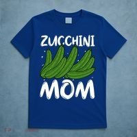 Funny Zucchini Mom Vegetable Mothers' Day Gardener Lover Gift T-Shirt thumb 5