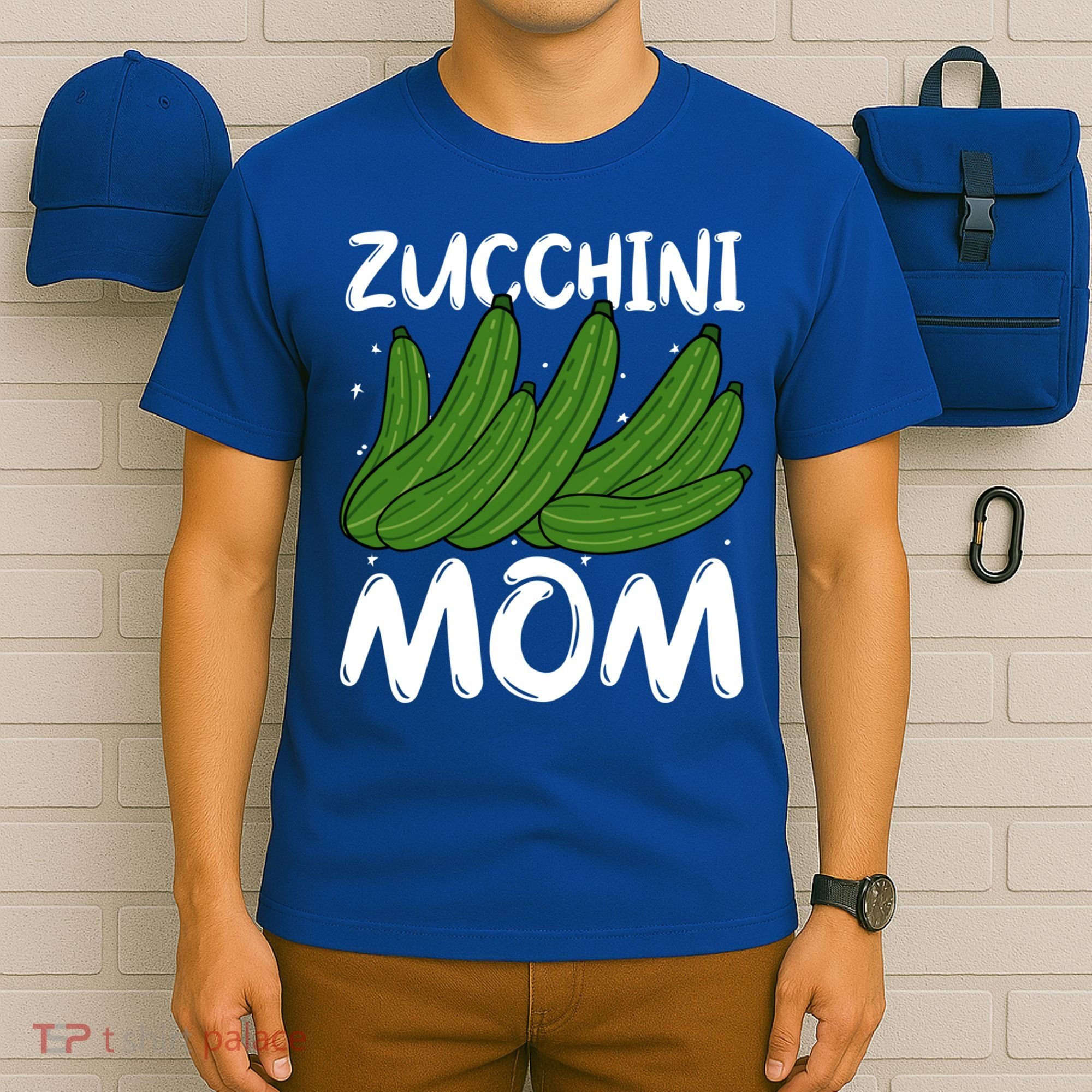 Funny Zucchini Mom Vegetable Mothers' Day Gardener Lover Gift T-Shirt