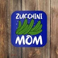 Funny Zucchini Mom Vegetable Mothers' Day Gardener Lover Gift Coaster thumb 0