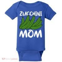 Funny Zucchini Mom Vegetable Mothers' Day Gardener Lover Gift Baby Bodysuit thumb 0