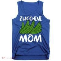 Funny Zucchini Mom Vegetable Mothers' Day Gardener Lover Gift Tank Top thumb 0