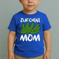 Funny Zucchini Mom Vegetable Mothers' Day Gardener Lover Gift Toddler T-Shirt thumb 2