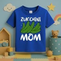 Funny Zucchini Mom Vegetable Mothers' Day Gardener Lover Gift Toddler T-Shirt thumb 3
