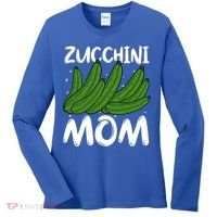 Funny Zucchini Mom Vegetable Mothers' Day Gardener Lover Gift Women's Long Sleeve Shirt thumb 0