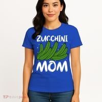 Funny Zucchini Mom Vegetable Mothers' Day Gardener Lover Gift Women's T-Shirt thumb 4