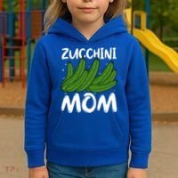 Funny Zucchini Mom Vegetable Mothers' Day Gardener Lover Gift Kids Hoodie thumb 3