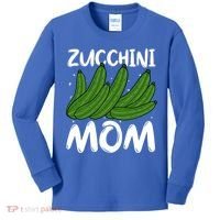 Funny Zucchini Mom Vegetable Mothers' Day Gardener Lover Gift Kids Long Sleeve Shirt thumb 0