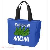 Funny Zucchini Mom Vegetable Mothers' Day Gardener Lover Gift Tote Bag thumb 3