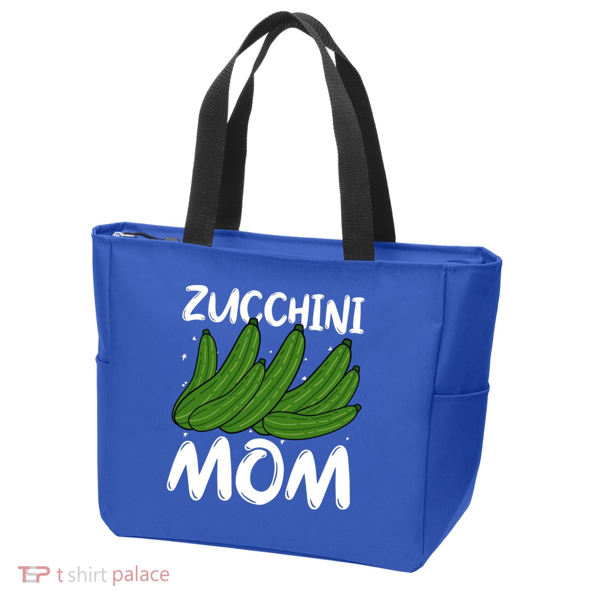 Funny Zucchini Mom Vegetable Mothers' Day Gardener Lover Gift Tote Bag