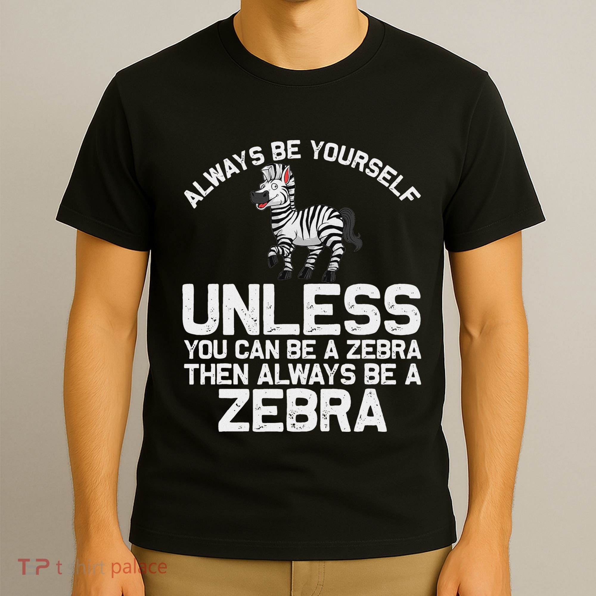 Funny Zebra Themed For Women African Wildlife Safari T-Shirt