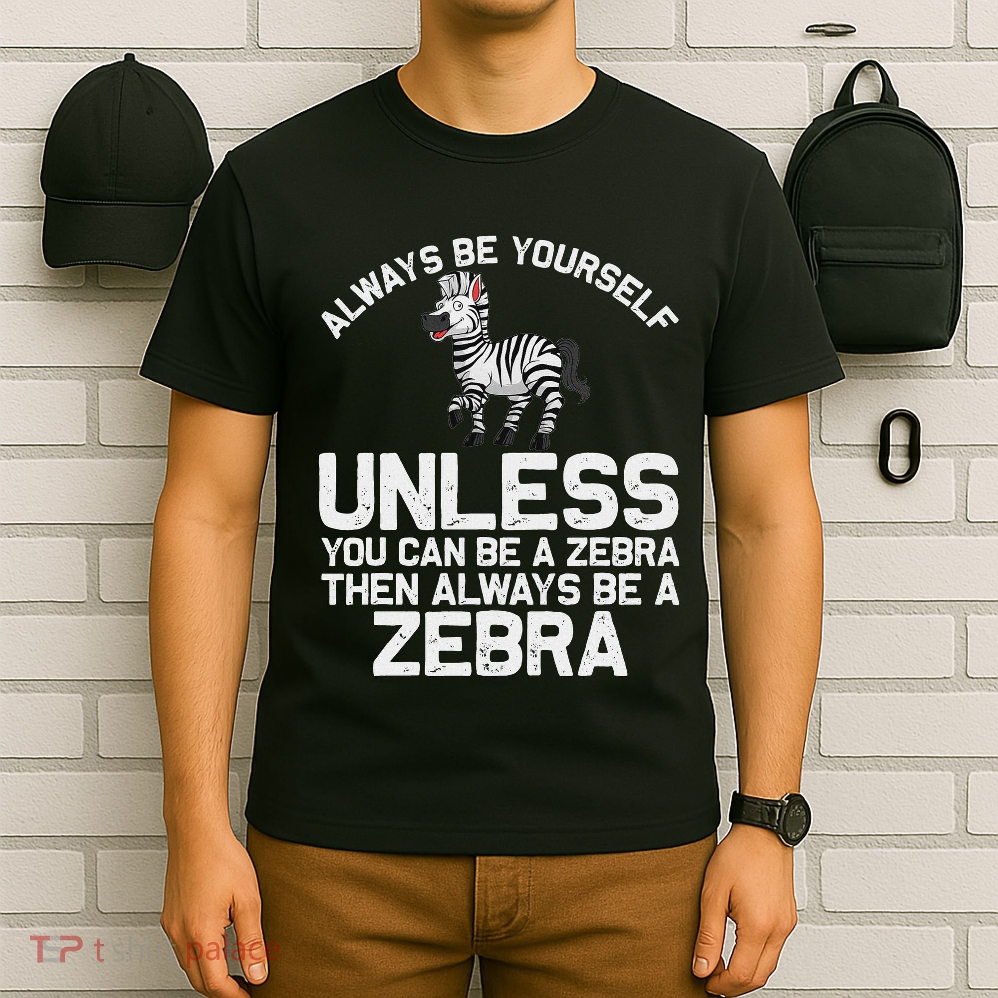 Funny Zebra Themed For Women African Wildlife Safari T-Shirt
