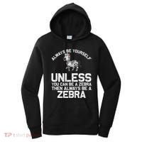 Funny Zebra Themed For Women African Wildlife Safari Women's Hoodie thumb 0