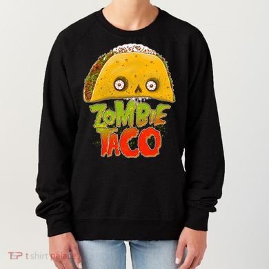 Funny Zombie Taco Women's Sweatshirt