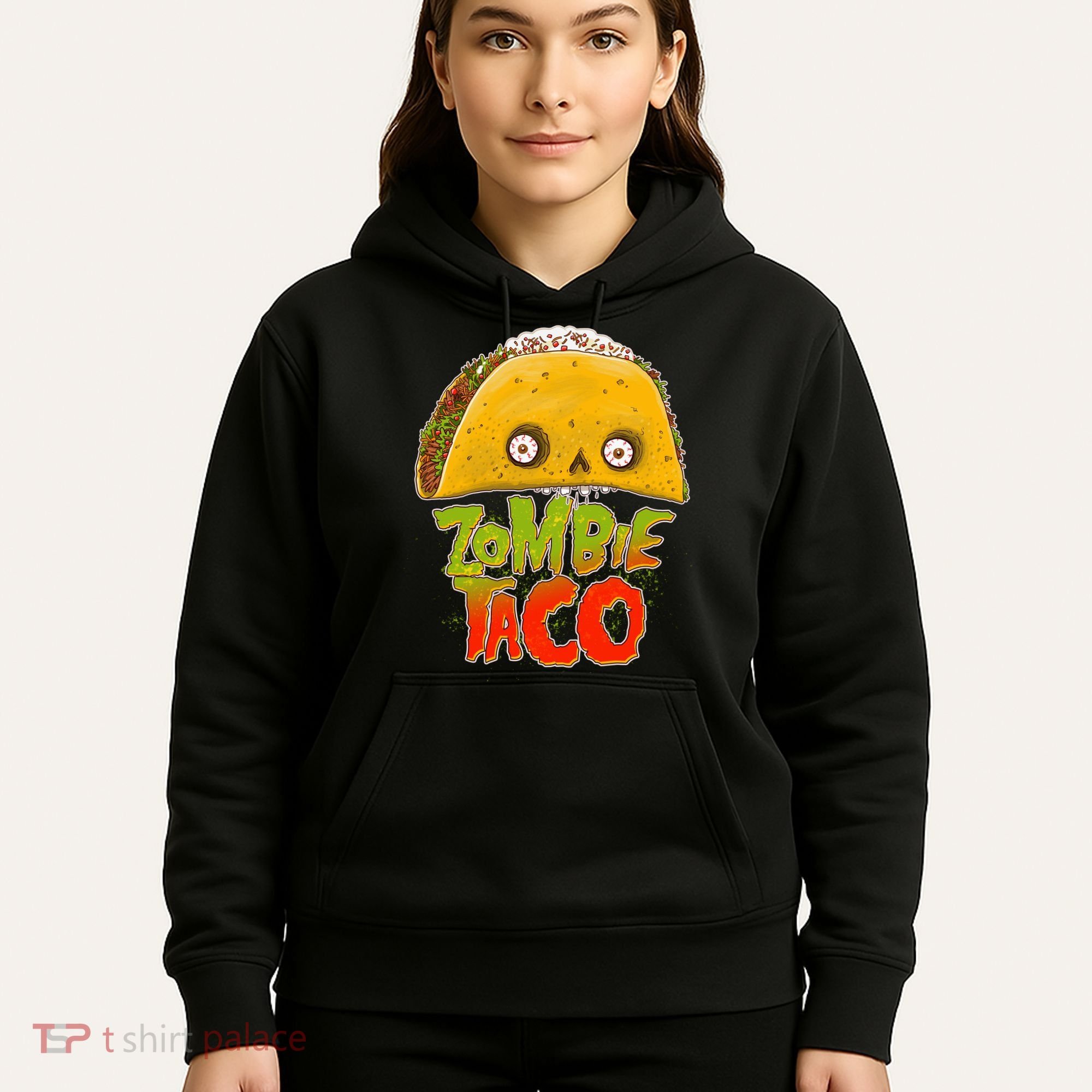 Funny Zombie Taco Hoodie
