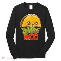 Funny Zombie Taco Long Sleeve Shirt thumb 0
