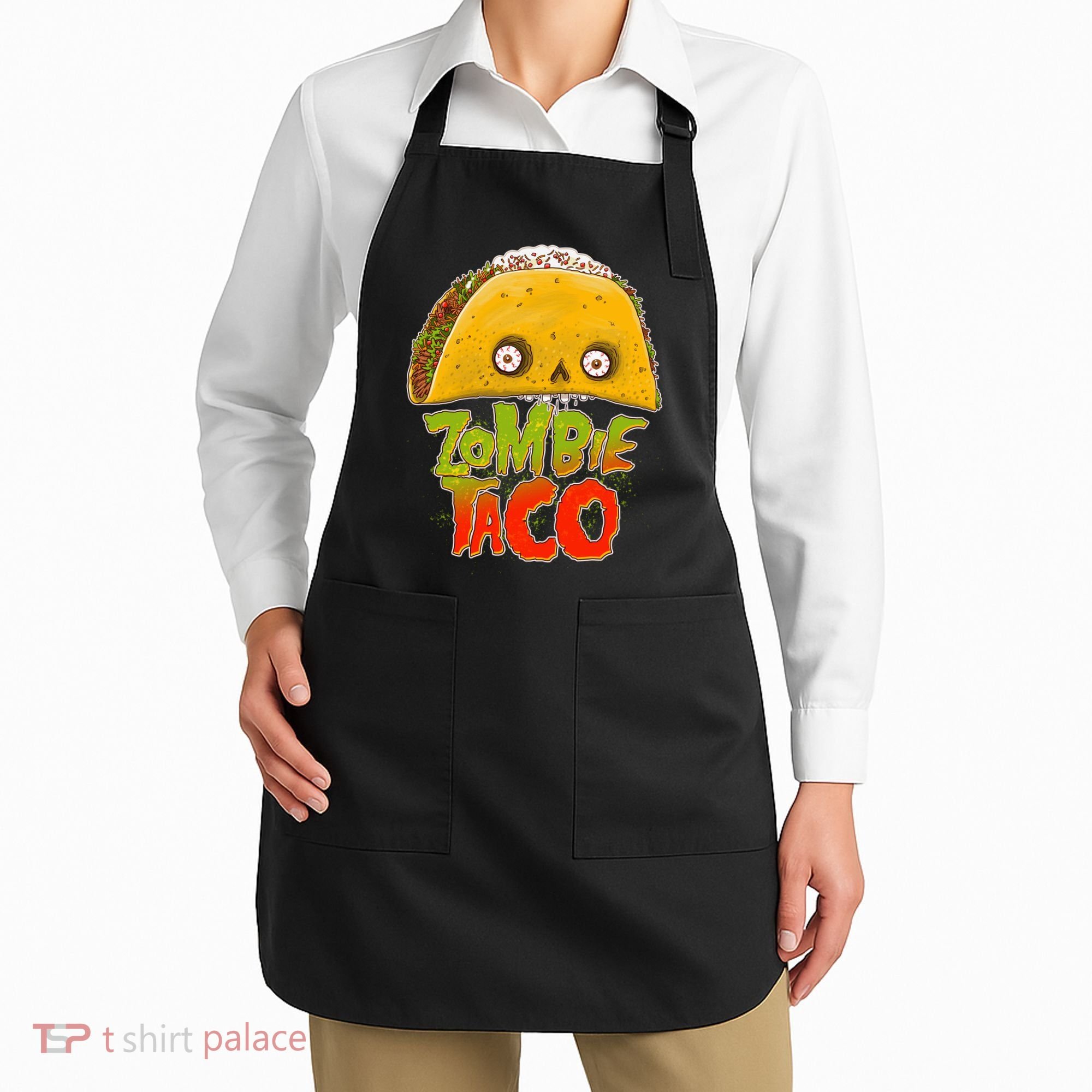 Funny Zombie Taco Apron