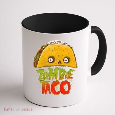 Funny Zombie Taco Coffee Mug back