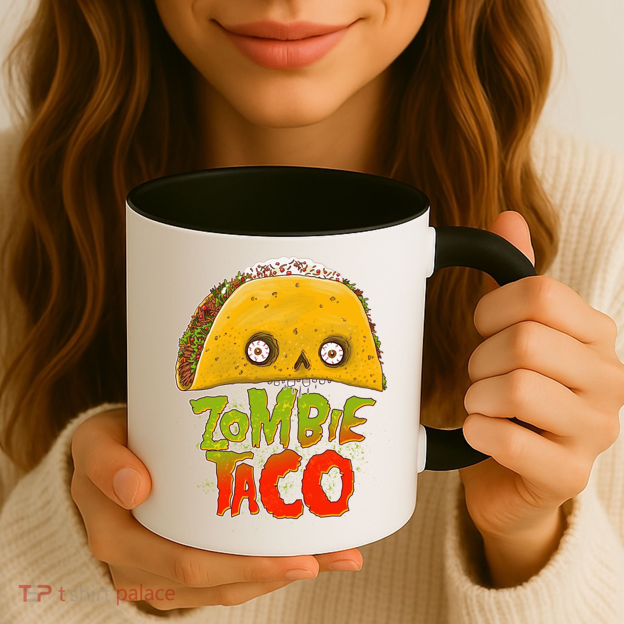 Funny Zombie Taco Coffee Mug